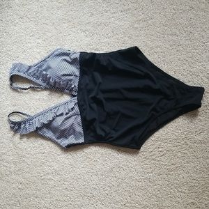 EUC One Piece Bathing Suit, Size M